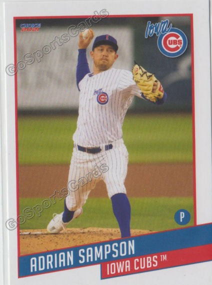 2021 Iowa Cubs Adrian Sampson