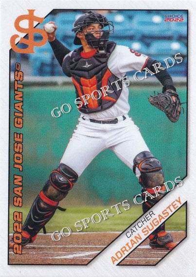 2022 San Jose Giants Adrian Sugastey