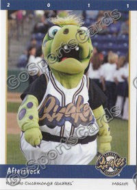 2011 Rancho Cucamonga Quakes Aftershock Mascot