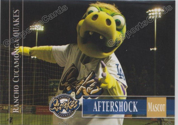 2014 Rancho Cucamonga Quakes Aftershock Mascot