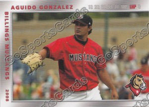 2008 Billings Mustangs Aguido Gonzalez