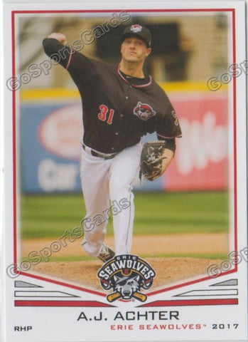 2017 Erie SeaWolves AJ Achter