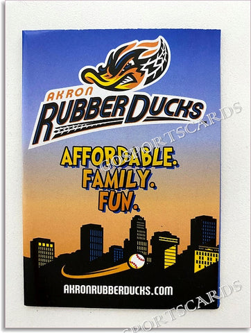 2014 Akron RubberDucks Pocket Schedule