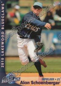 2010 Lakewood BlueClaws Alan Schoenberger