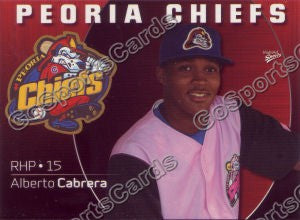 2009 Peoria Chiefs Alberto Cabrera