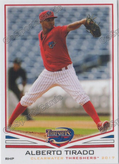 2017 Clearwater Threshers Alberto Tirado