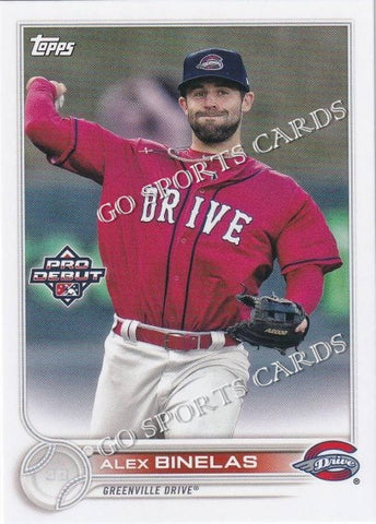 2022 Topps Pro Debut Alex Binelas PD-28