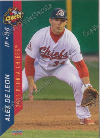 2015 Peoria Chiefs Alex De Leon