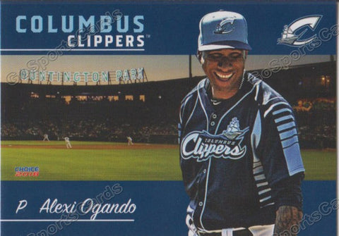 2018 Columbus Clippers Alexi Ogando