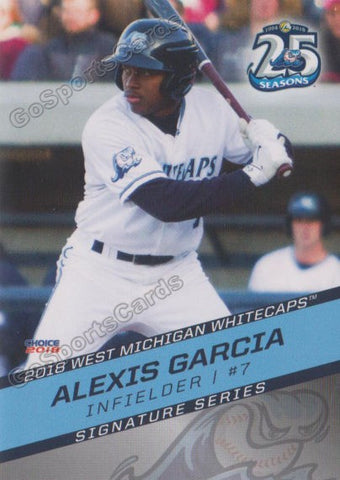 2018 West Michigan Whitecaps Alexis Garcia