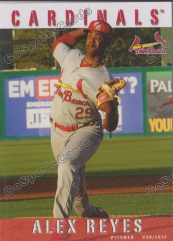 2015 Palm Beach Cardinals Alex Reyes