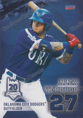 2017 Oklahoma City Dodgers Alex Verdugo