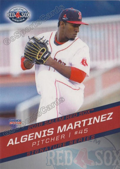 2018 Salem Red Sox Algenis Martinez