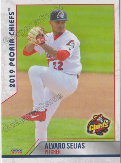 2019 Peoria Chiefs Alvaro Seijas