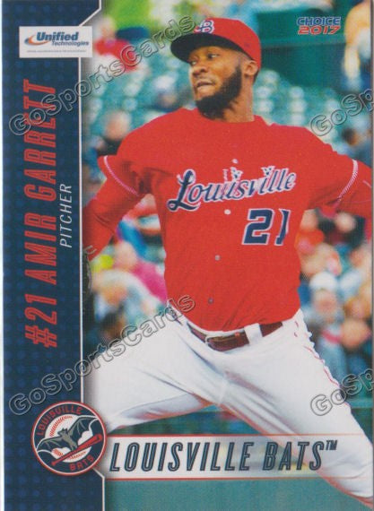 2017 Louisville Bats Amir Garrett