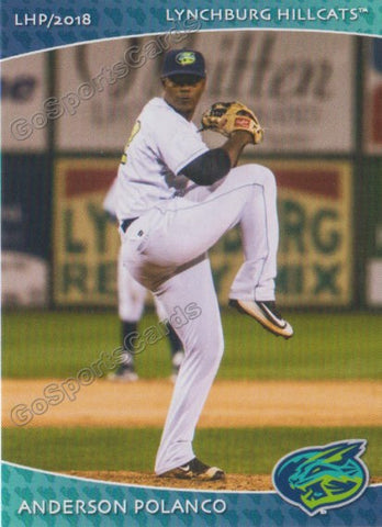 2018 Lynchburg Hillcats Anderson Polanco