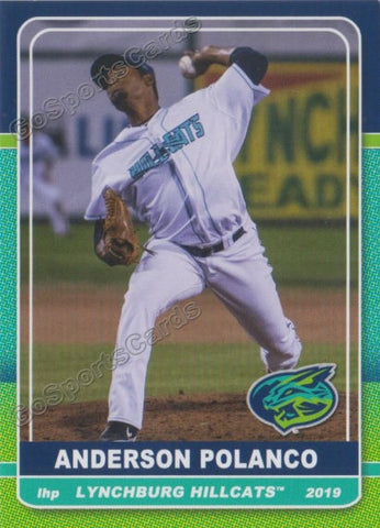 2019 Lynchburg Hillcats Anderson Polanco