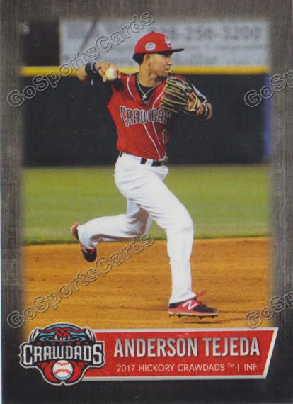 2017 Hickory Crawdads Update Anderson Tejeda