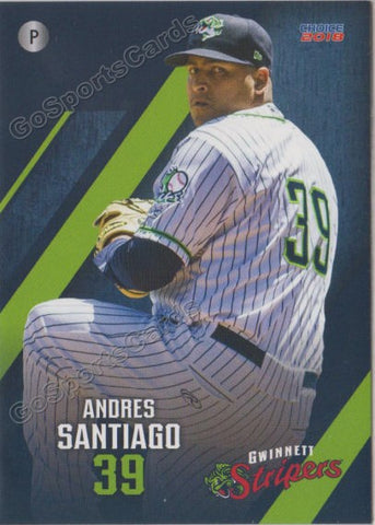 2018 Gwinnett Stripers Andres Santiago