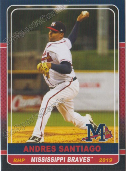 2019 Mississippi Braves Andres Santiago