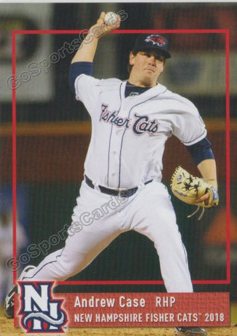 2018 New Hampshire Fisher Cats Andrew Case