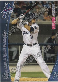 2012 Pensacola Blue Wahoos Andrew AJ Means – Go Sports Cards