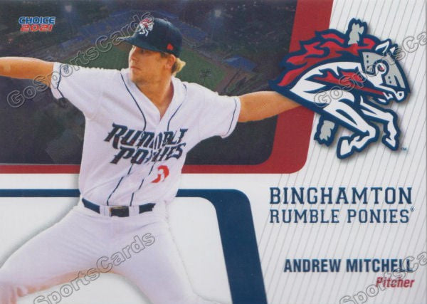 2021 Binghamton Rumble Ponies Andrew Mitchell