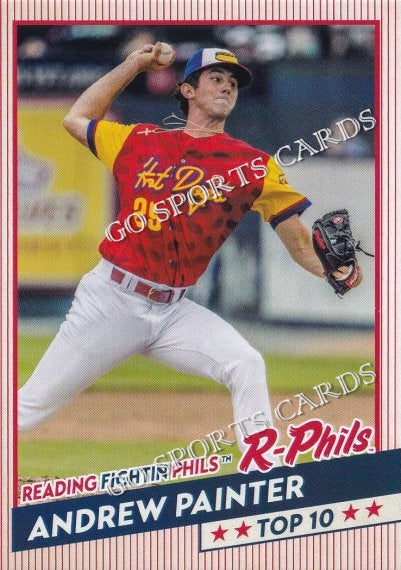 2023 Reading Fightin Phils 2nd Andrew Painter – Go Sports Cards