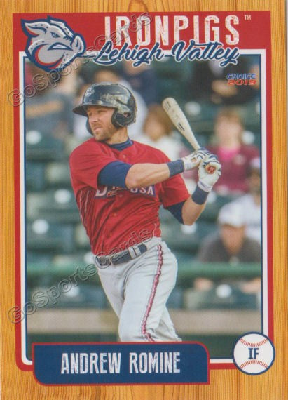 2019 Lehigh Valley IronPigs Andrew Romine