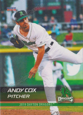 2019 Dayton Dragons Andy Cox