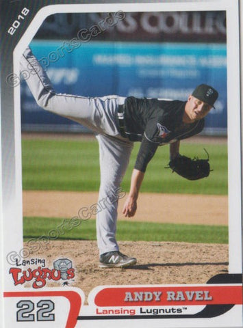 2018 Lansing Lugnuts Andy Ravel