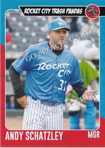 2022 Rocket City Trash Pandas Andy Schatzley – Go Sports Cards