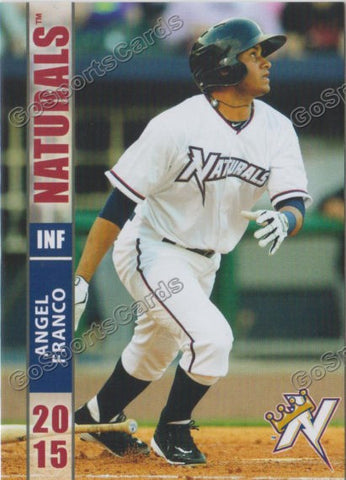 2015 Northwest Arkansas Naturals Angel Franco