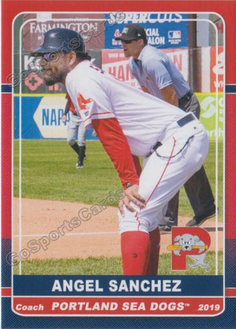 2019 Portland Sea Dogs Angel Sanchez