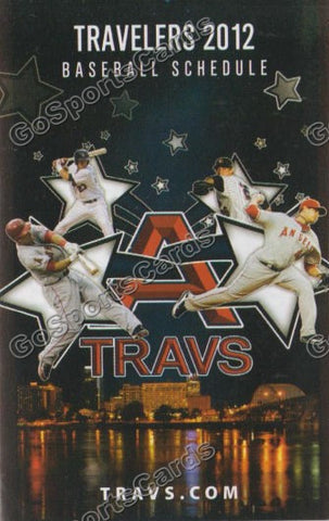 2012 Arkansas Travelers Pocket Schedule