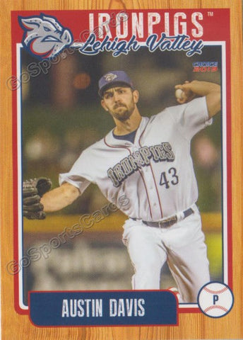 2019 Lehigh Valley IronPigs Austin Davis