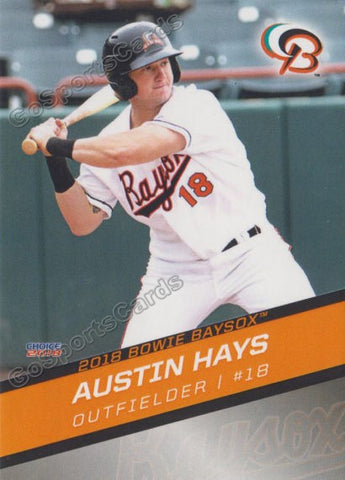 2018 Bowie Baysox Austin Hays