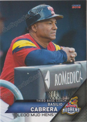 2018 Toledo Mud Hens Basilio Cabrera