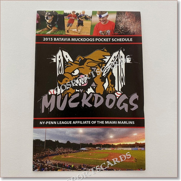 2015 Batavia Muckdogs Pocket Schedule