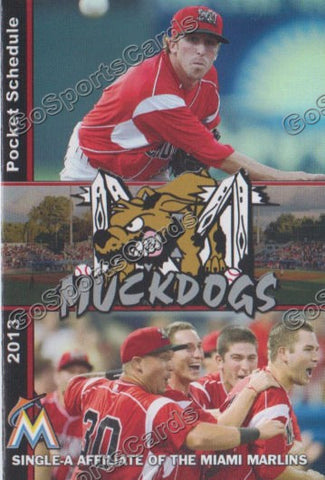 2013 Batavia Muckdogs Pocket Schedule (Corey Baker)