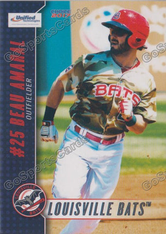 2017 Louisville Bats Beau Amaral