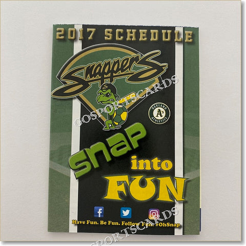 2017 Beloit Snappers Pocket Schedule