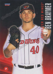 2021 Rochester Red Wings Ben Braymer – Go Sports Cards