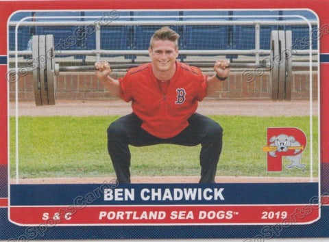 2019 Portland Sea Dogs Ben Chadwick