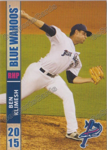 2015 Pensacola Blue Wahoos Ben Klimesh