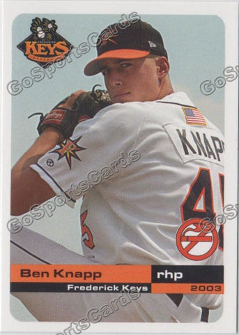 2003 Frederick Keys SGA Ben Knapp