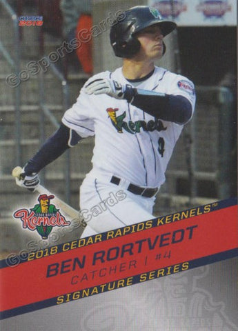 2018 Cedar Rapids Kernels Ben Rortvedt