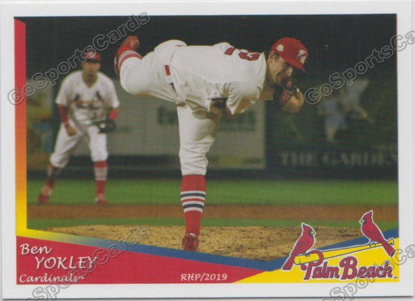 2019 Palm Beach Cardinals Ben Yokley