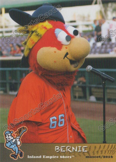 2016 Inland Empire 66ers Bernie Mascot