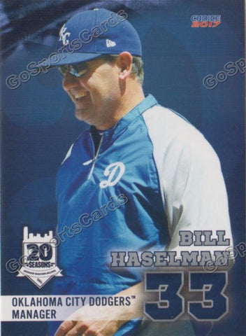 2017 Oklahoma City Dodgers Bill Haselman